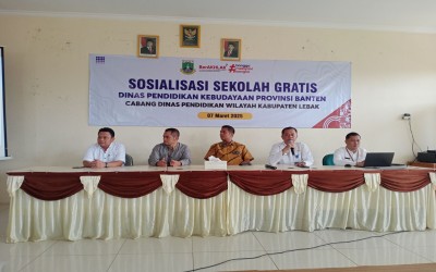 SOSIALISASI SEKOLAH GRATIS dari GUBERNUR BANTEN